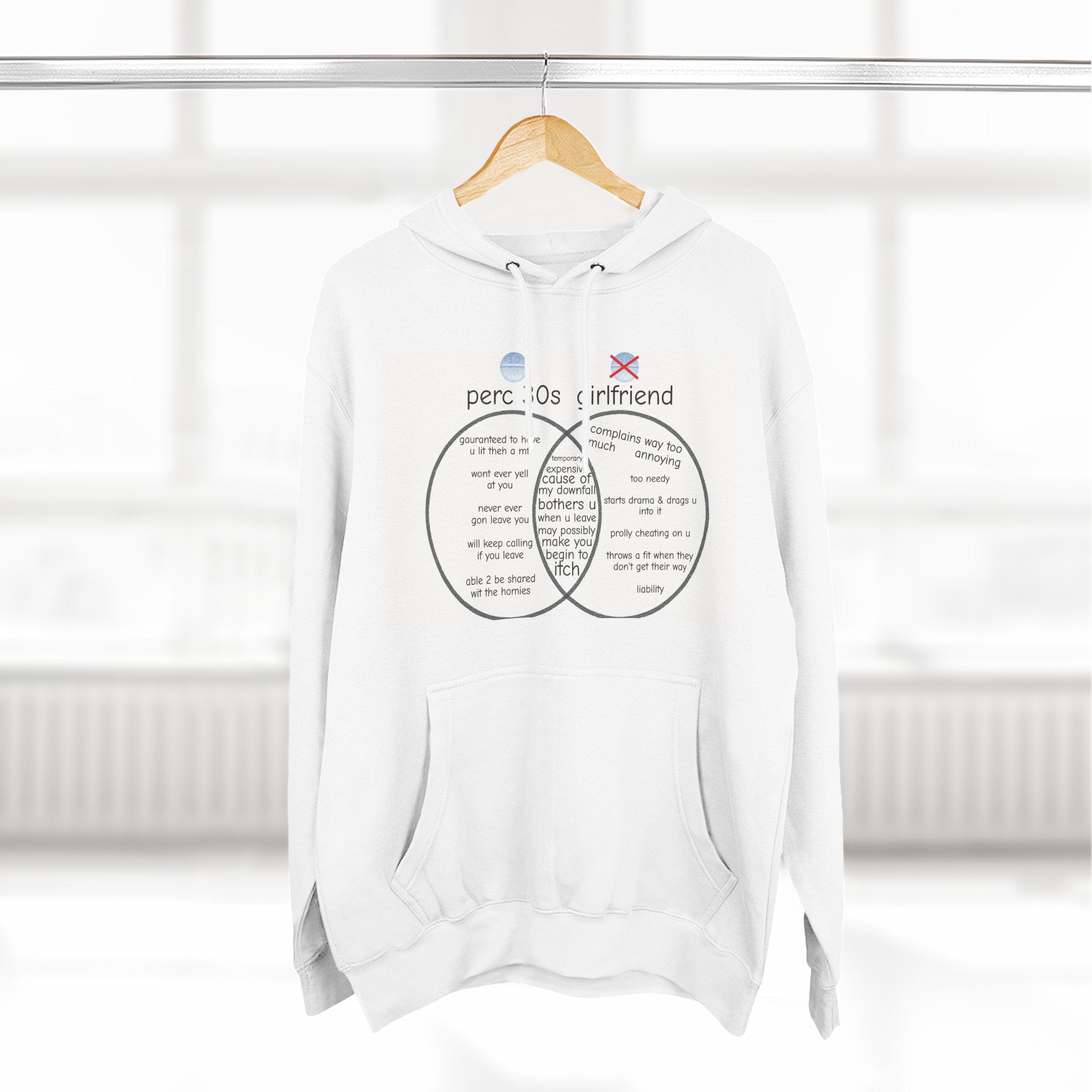 PERC 30 - GIRLFRIEND VENN DIAGRAM HOODIE