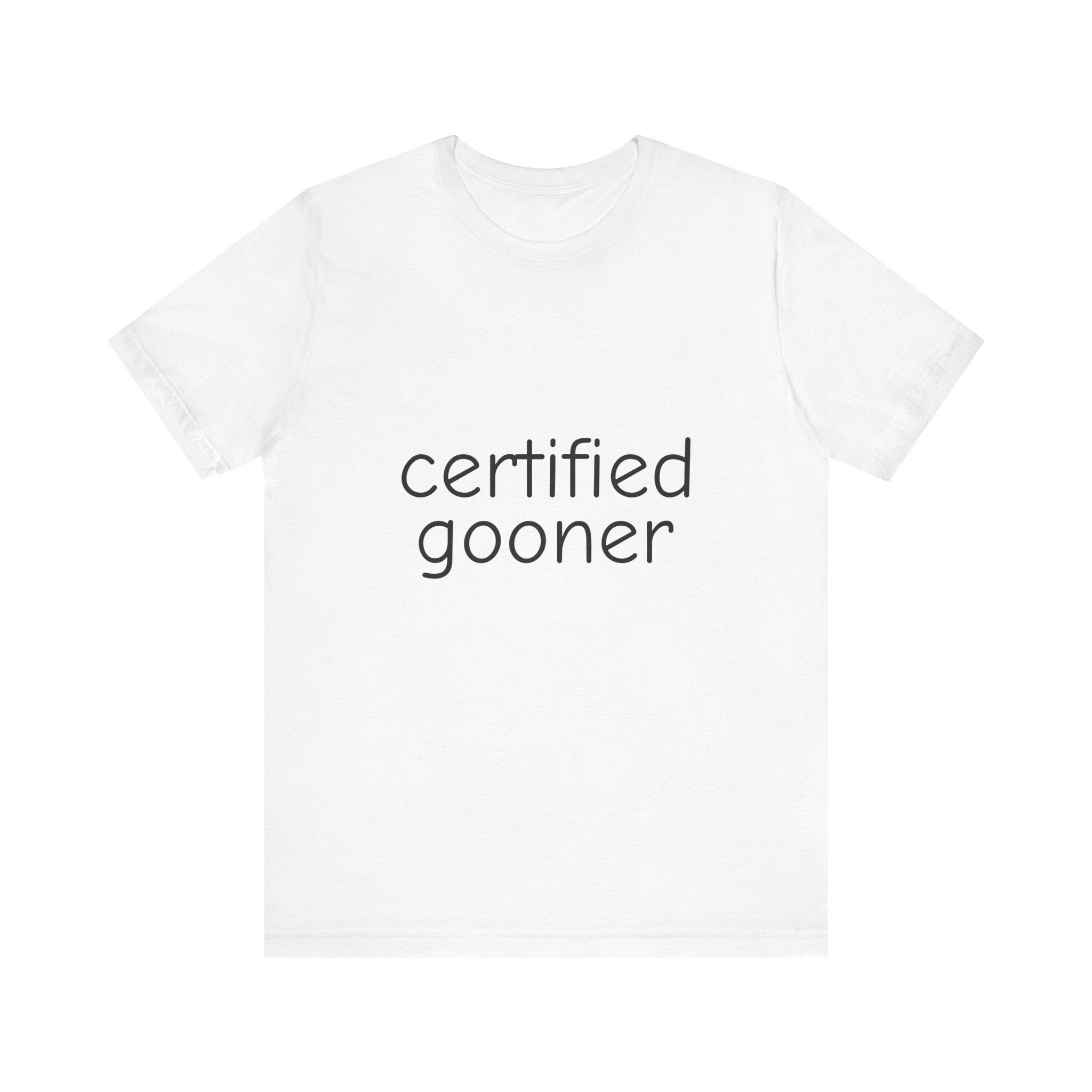 CERTIFIED GOONER T-SHIRT