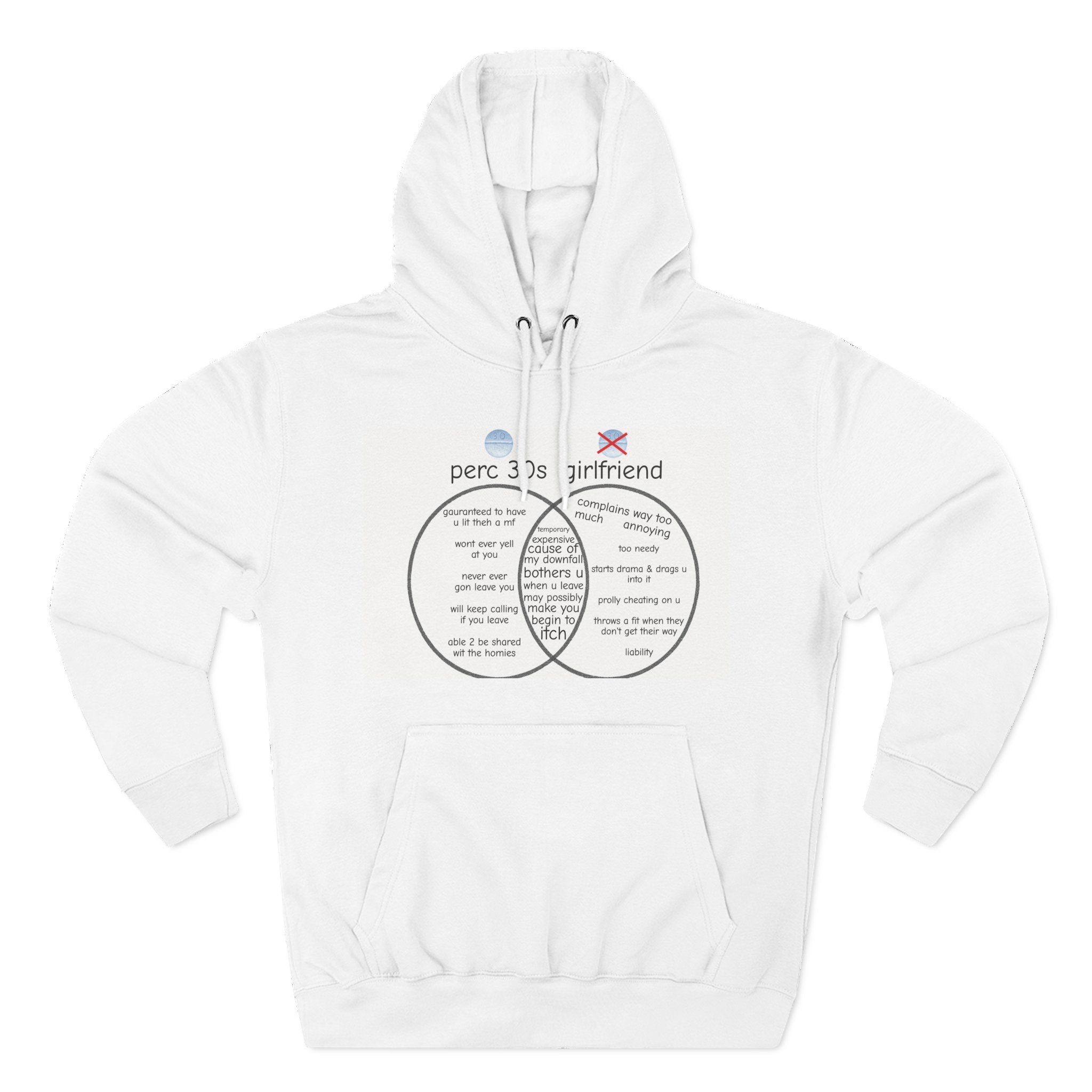 PERC 30 - GIRLFRIEND VENN DIAGRAM HOODIE