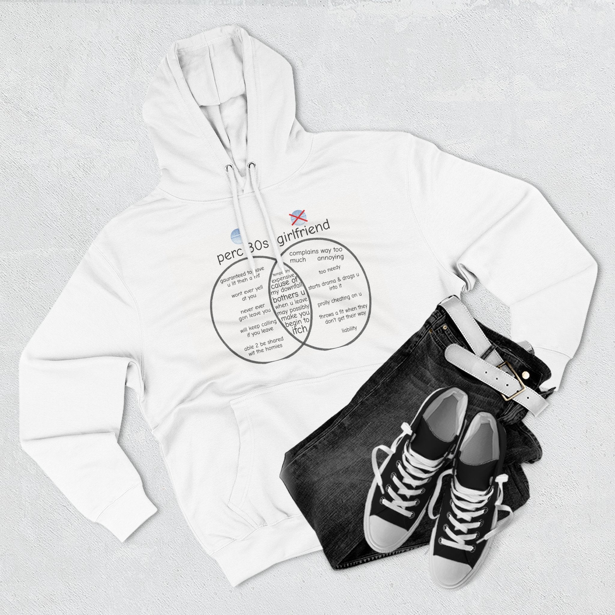PERC 30 - GIRLFRIEND VENN DIAGRAM HOODIE